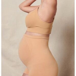 Blanqi Seamless Maternity Over Belly Support Boyshorts - XXL - SET OF 2